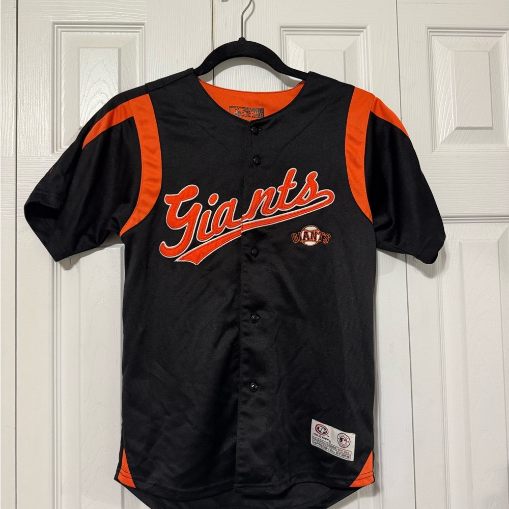 Giants Black and Orange Baseball Jersey
